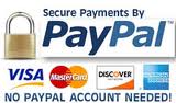 secure payments by Paypal